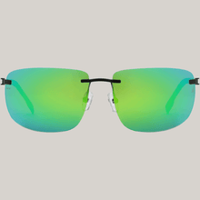 Load image into Gallery viewer, MATT SPIRIT GREEN – Occhiali da sole lifestyle rimless con lenti ALMATT® opache