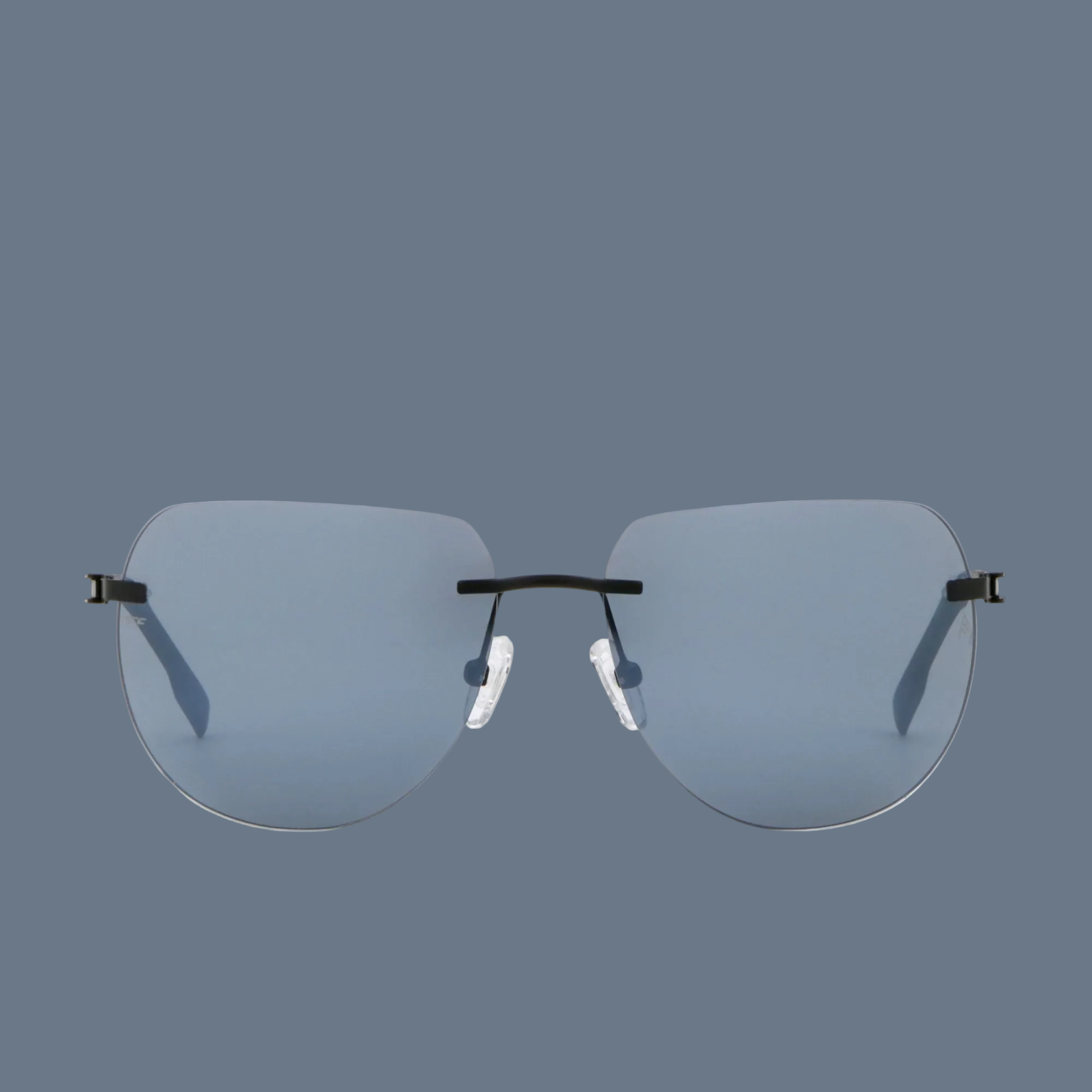 SOUL MATT BLACK – Occhiali Rimless Ultralight con Lenti ALMATT® Opache