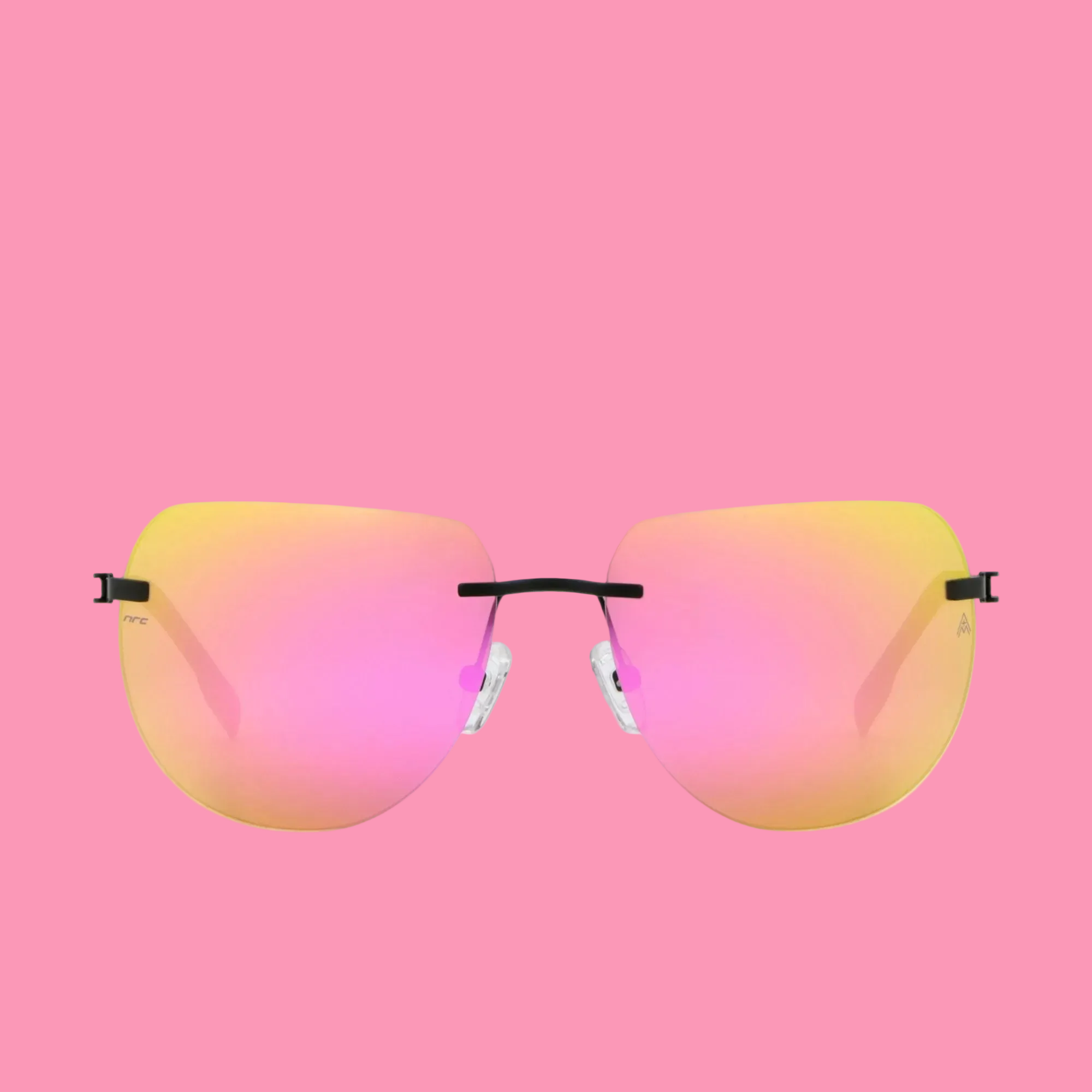 SOUL MATT PINK – Occhiali Rimless Ultralight con Lenti ALMATT® Opache