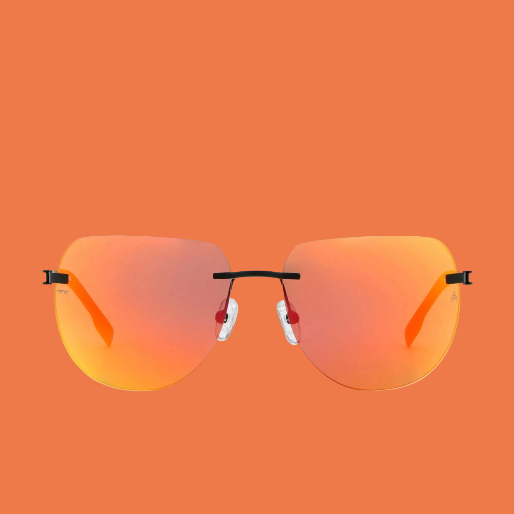 SOUL MATT RED – Occhiali Rimless Ultralight con Lenti ALMATT® Opache