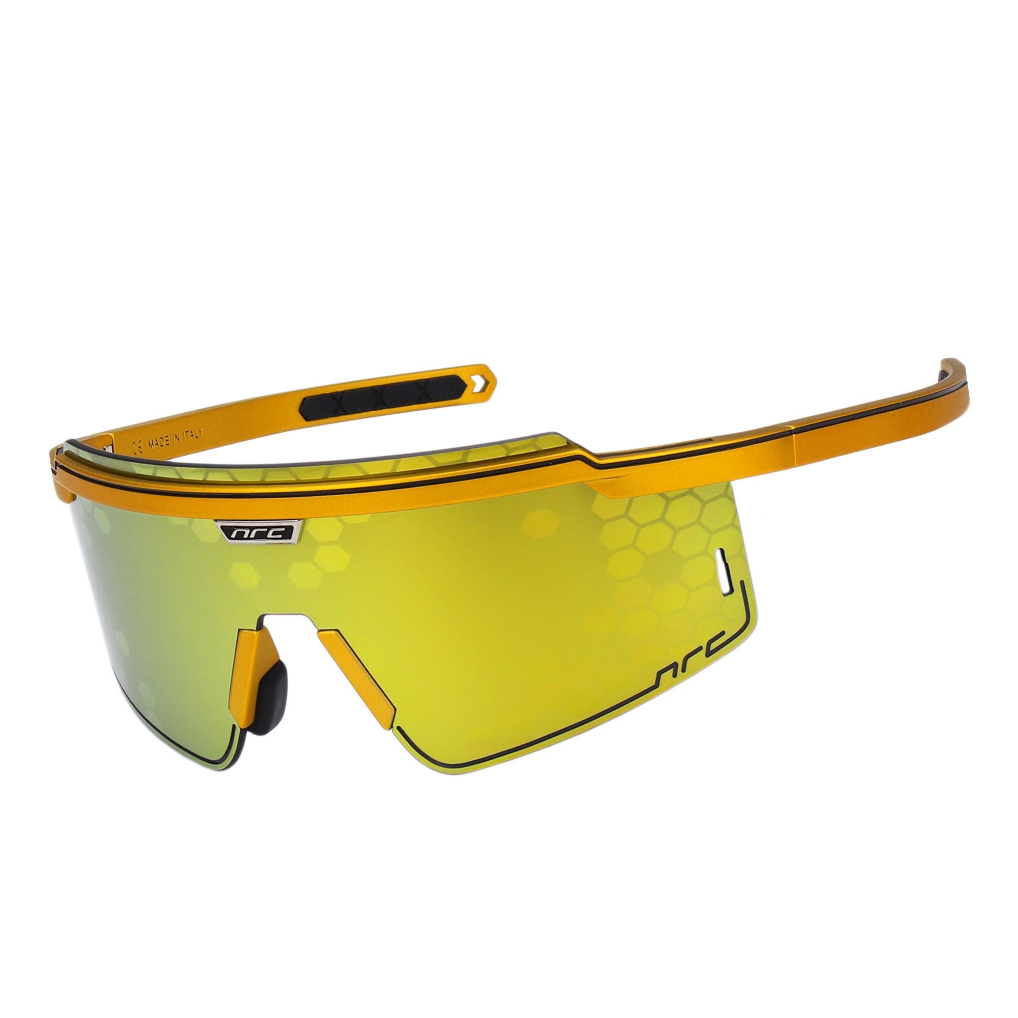 LUXE.65.ORO LINEANERA - Occhiali Luxury Sport con lenti ALMATT® opache
