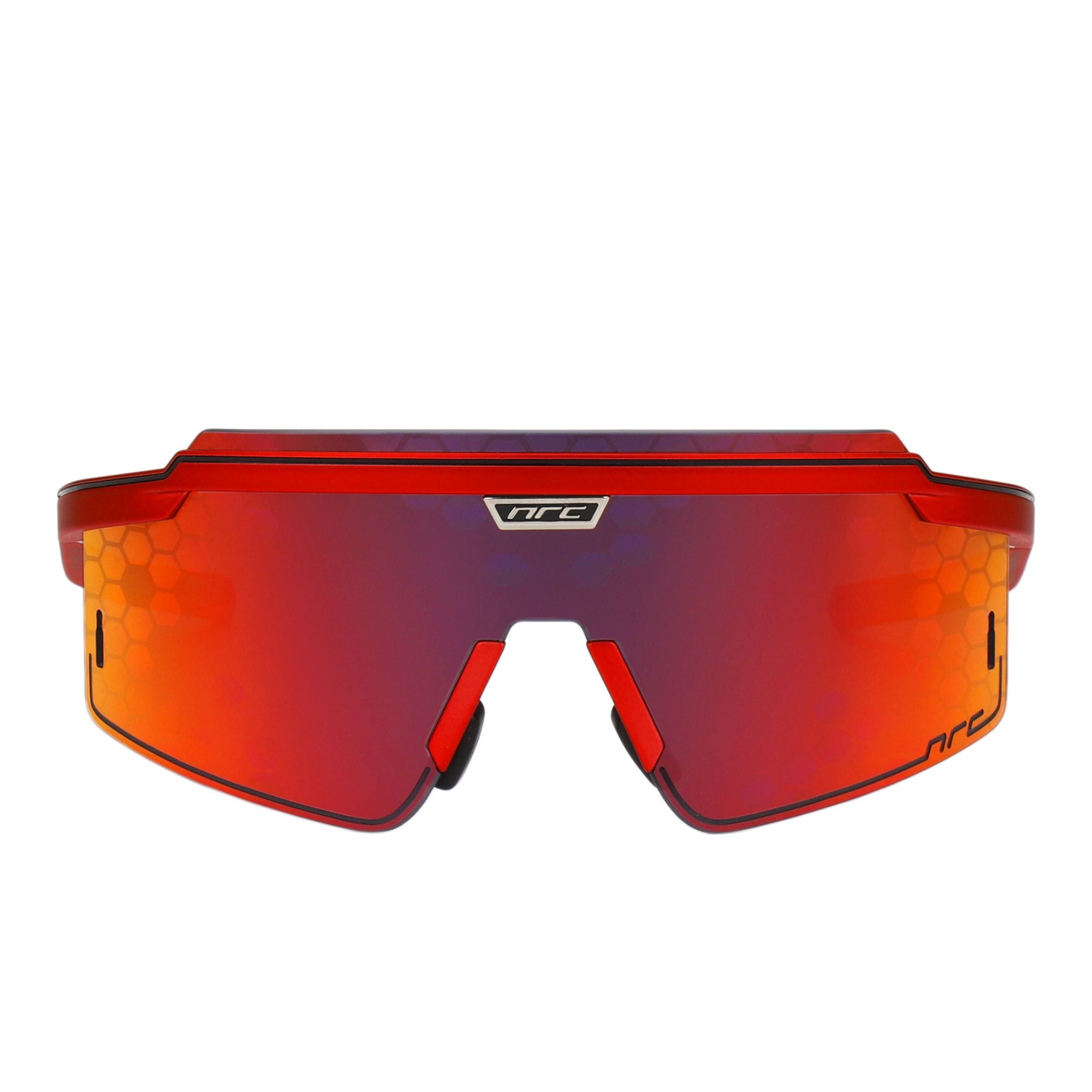 LUXE.65.ROSSO LINEANERA - Occhiali Luxury Sport con lenti ALMATT® opache