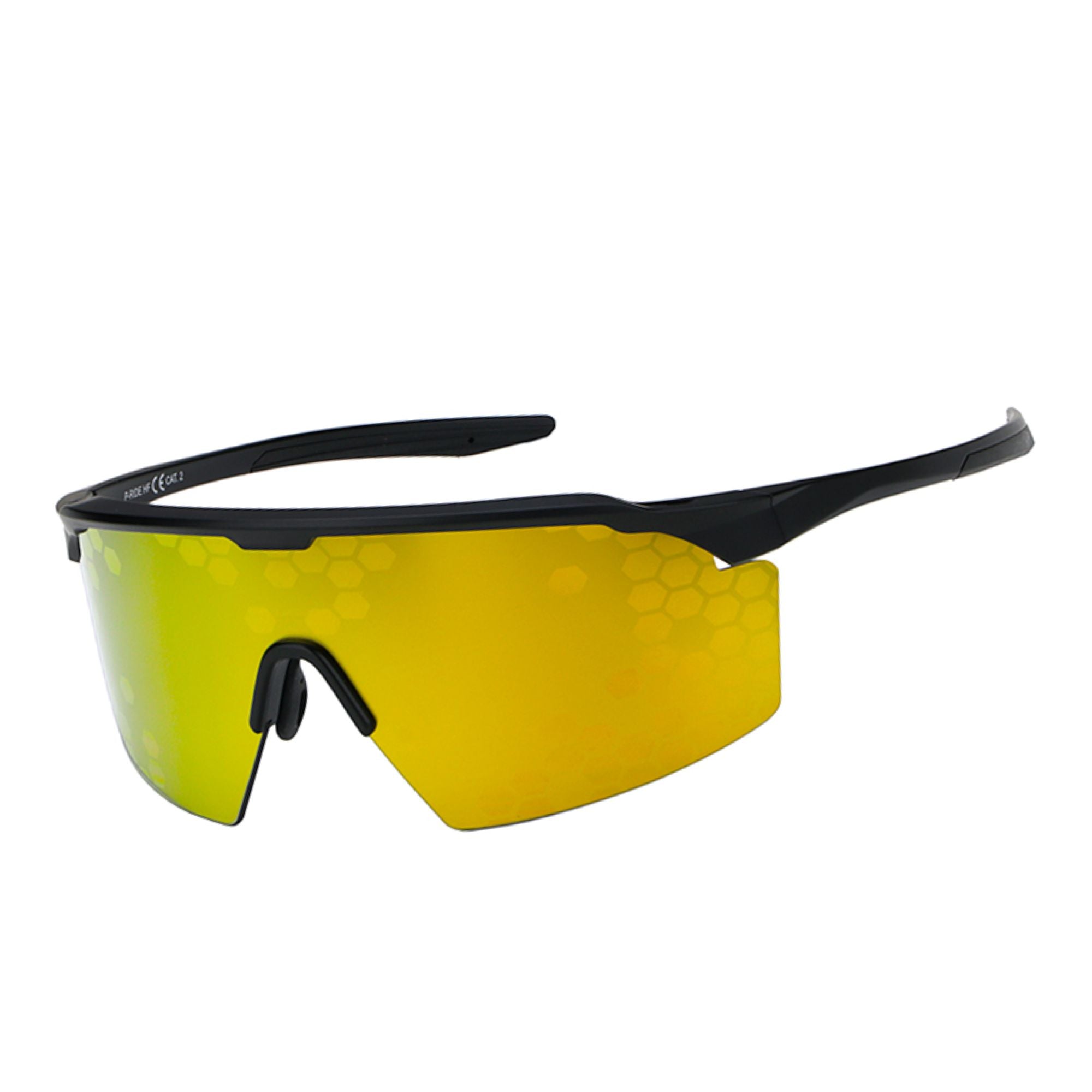 P-RIDE HF ORO – Occhiali sportivi leggeri con lenti ALMATT® opache