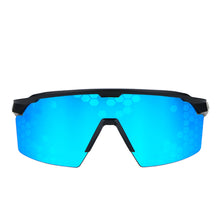 Load image into Gallery viewer, P-RIDE HF BLUE + CLIP – Occhiali sportivi leggeri con lenti ALMATT® opache
