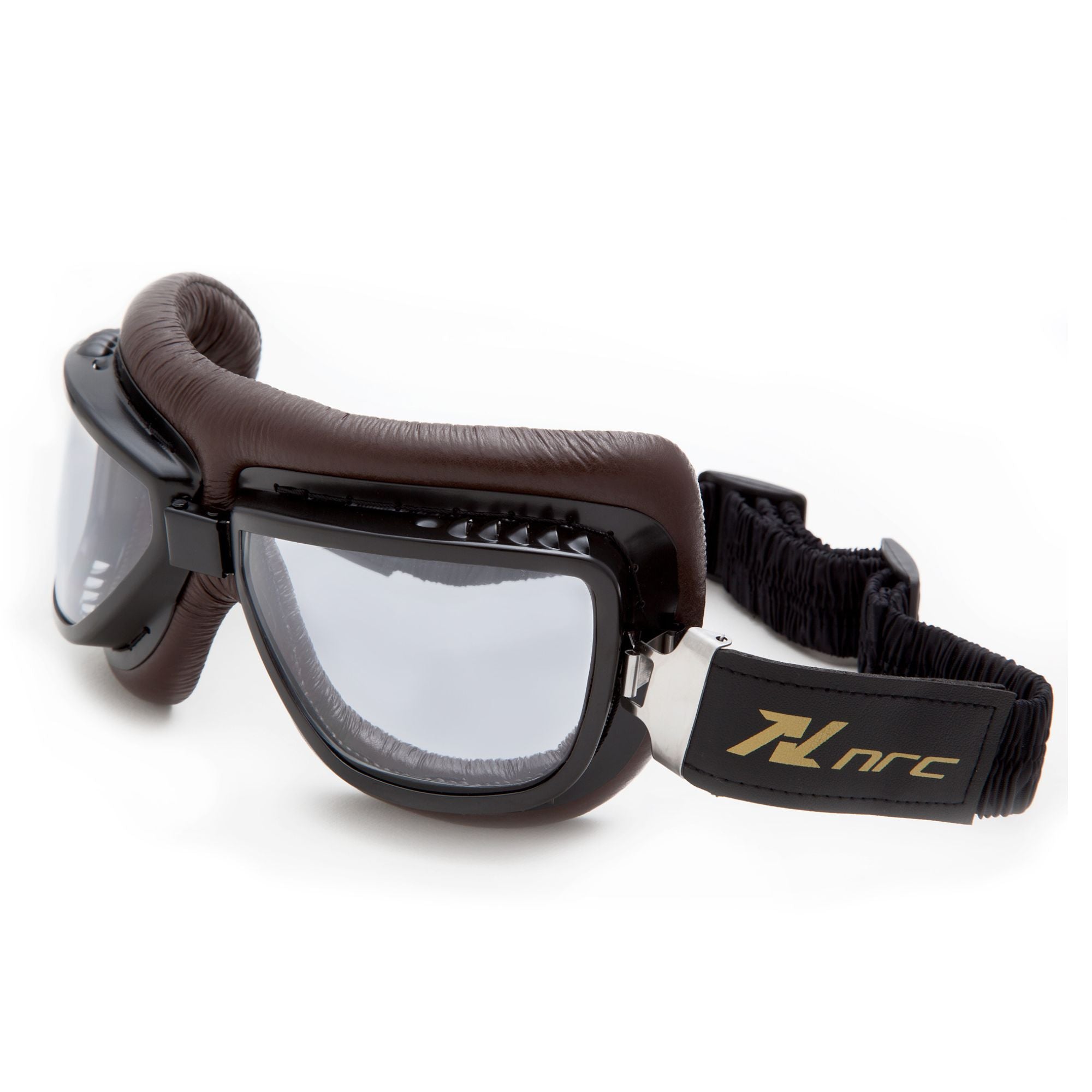 R6 Maschera Moto Vintage - Lenti Trasparenti o Grigie