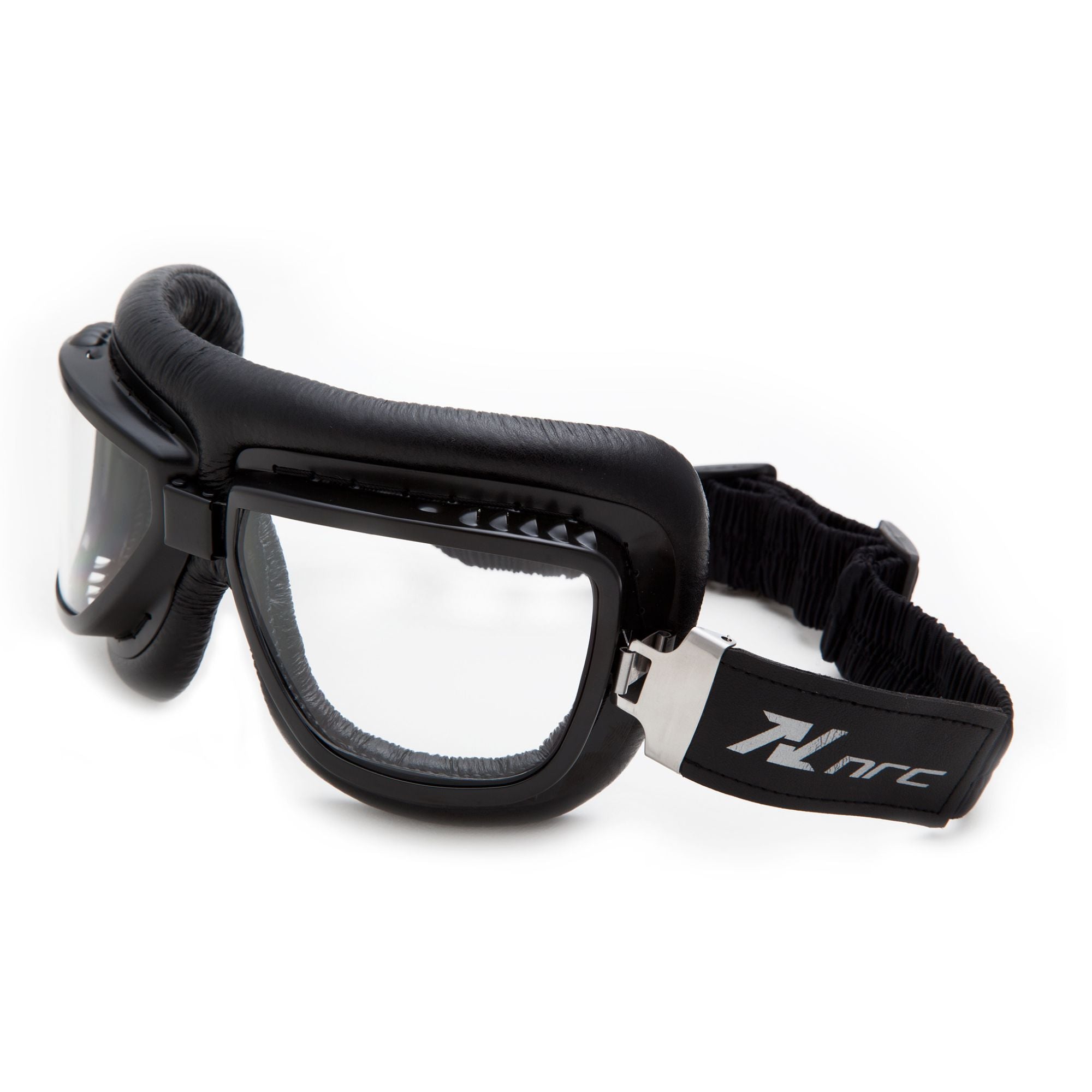 R6 Maschera Moto Vintage - Lenti Trasparenti o Grigie